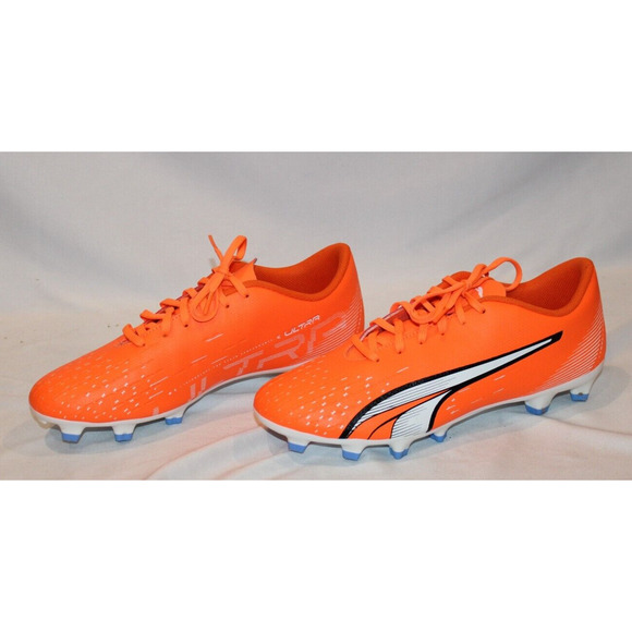Puma Ultra Men's Firm‎ Ground Artificial Ground Soccer Cleats Orange Blue 11.5 - Picture 4 of 8